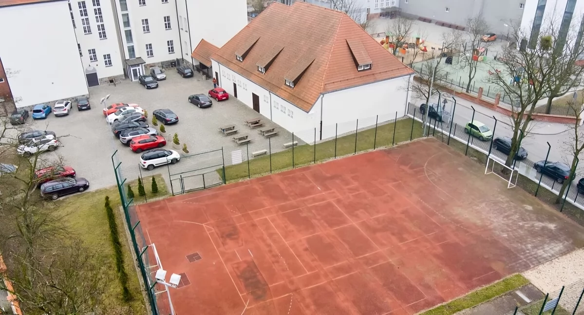 Spotkanie ws. budowy hali sportowej przy szkole w Chełmży, fot. Olek Urbański / Starostwo Powiatowe w Toruniu