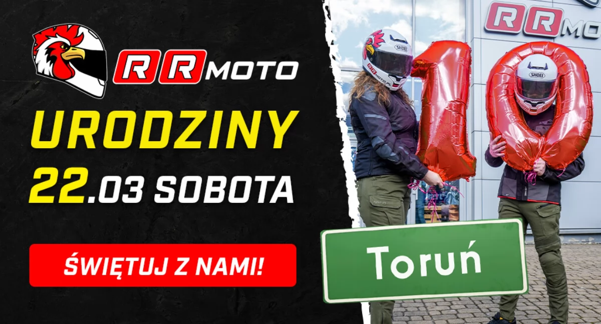 Ciekawostki, Urodziny RRmoto największy sklep motocyklowy kończy - zdjęcie, fotografia
