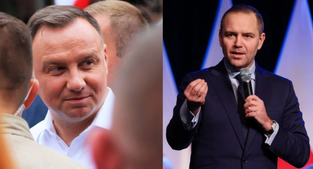 Prezydent Polski Andrzej Duda i kandydat na prezydenta Polski Karol Nawrocki, fot. Archiwum ototorun.pl oraz materiały prasowe Karola Nawrockiego