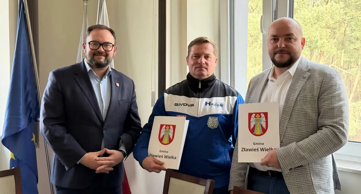 Podpisanie umowy z Transbruk Barczyński, fot. UG Zławieś Wielka