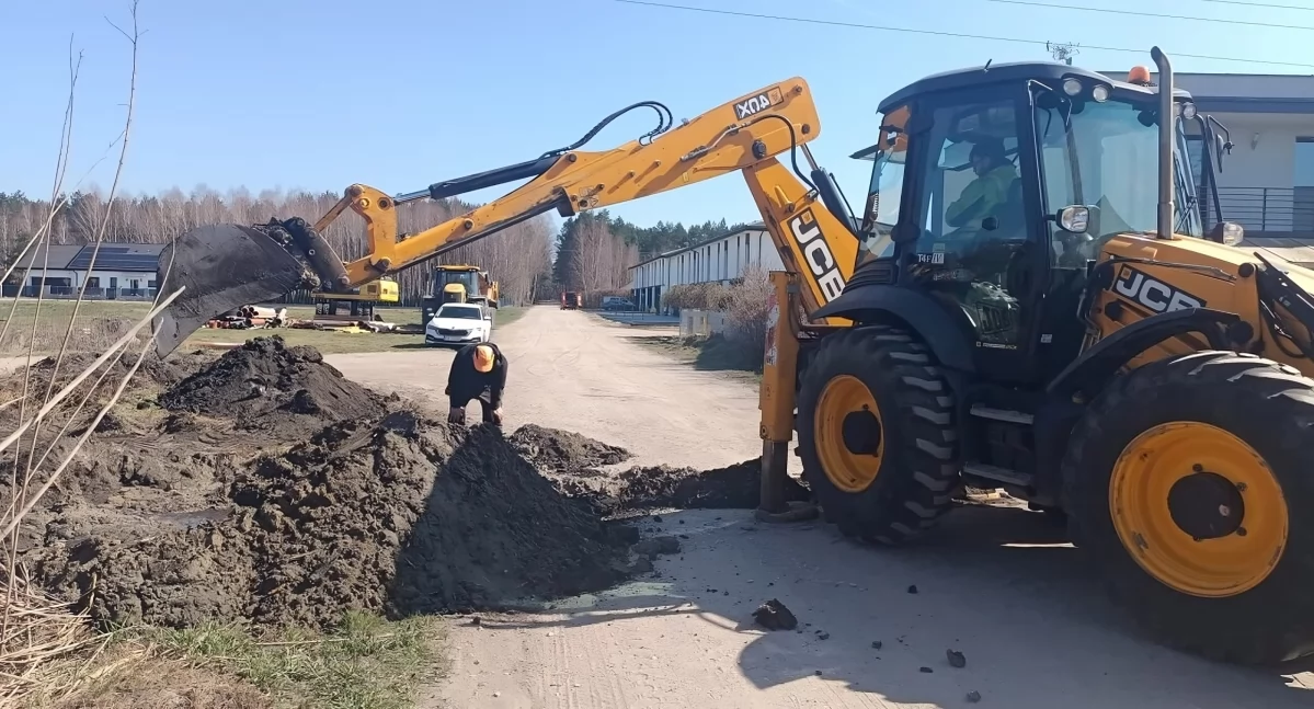 Rozbudowa ulicy Wierzbowej w Czarnym Błocie, fot. UG Zławieś Wielka
