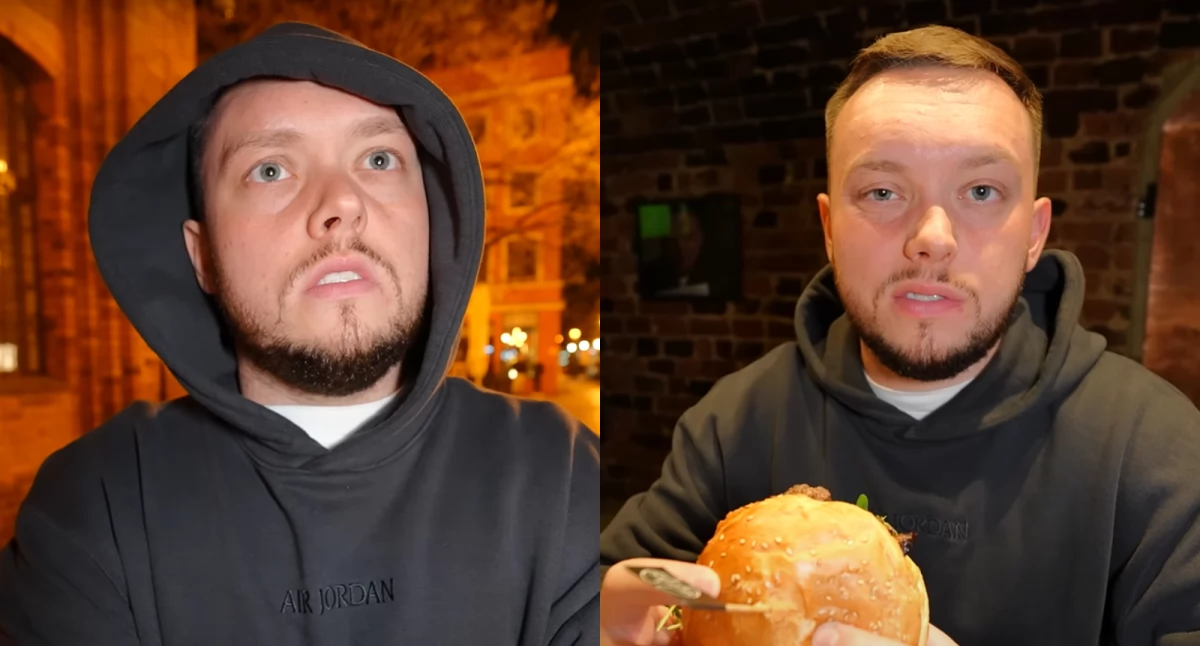 Youtuber Książulo w Toruniu, fot. kadry z filmu na youtube.com