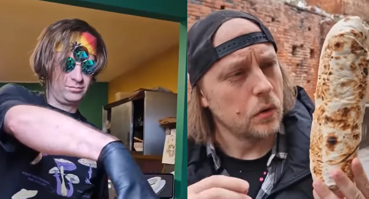 Szaman Grzegorz i Mr Kryha, fot. kadry z filmu MrKryhy