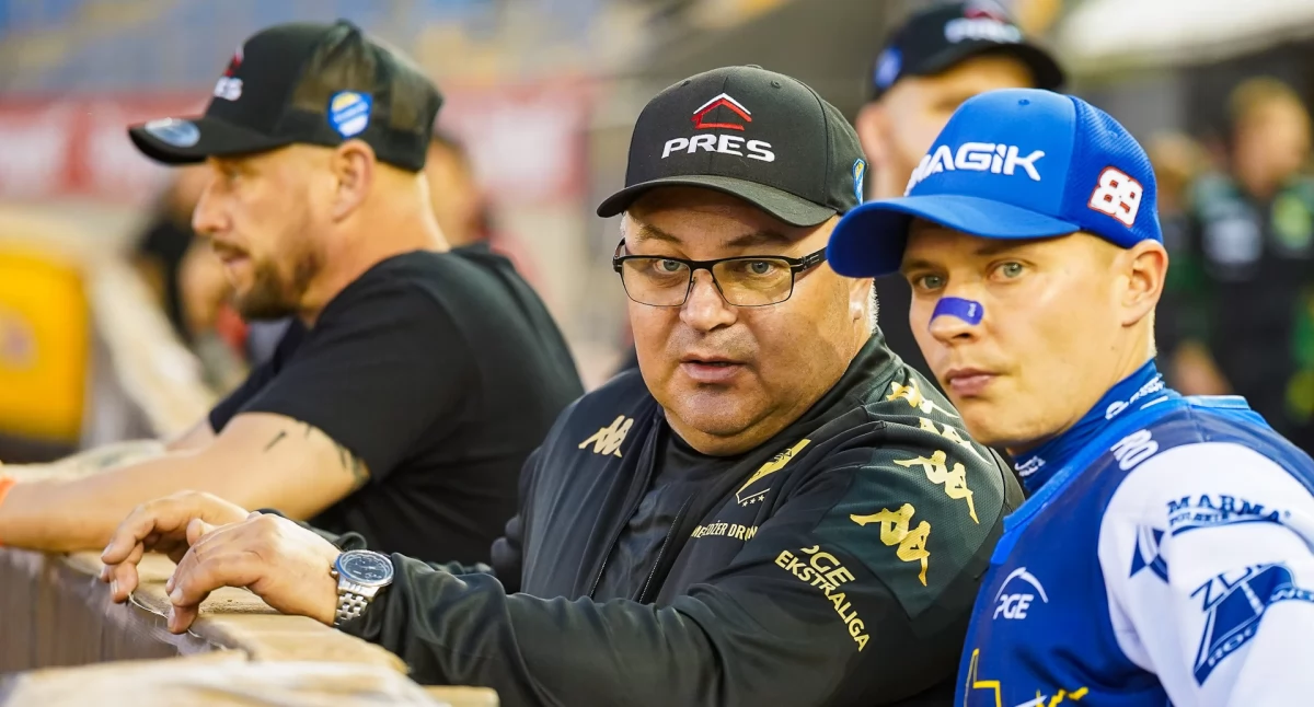 Piotr Baron i Emil Sajfutdinow, fot. Wojciech Strecker / Klub Sportowy Toruń