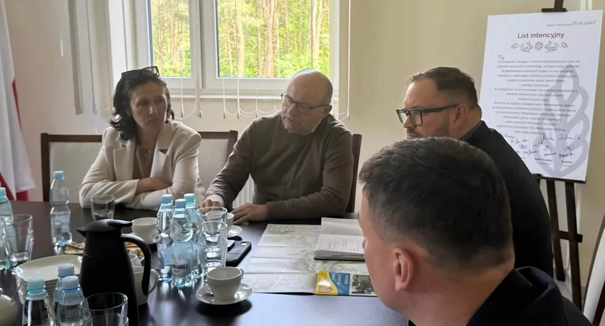 Spotkanie ws. nowej ścieżki rowerowej, fot. UG Zławieś Wielka