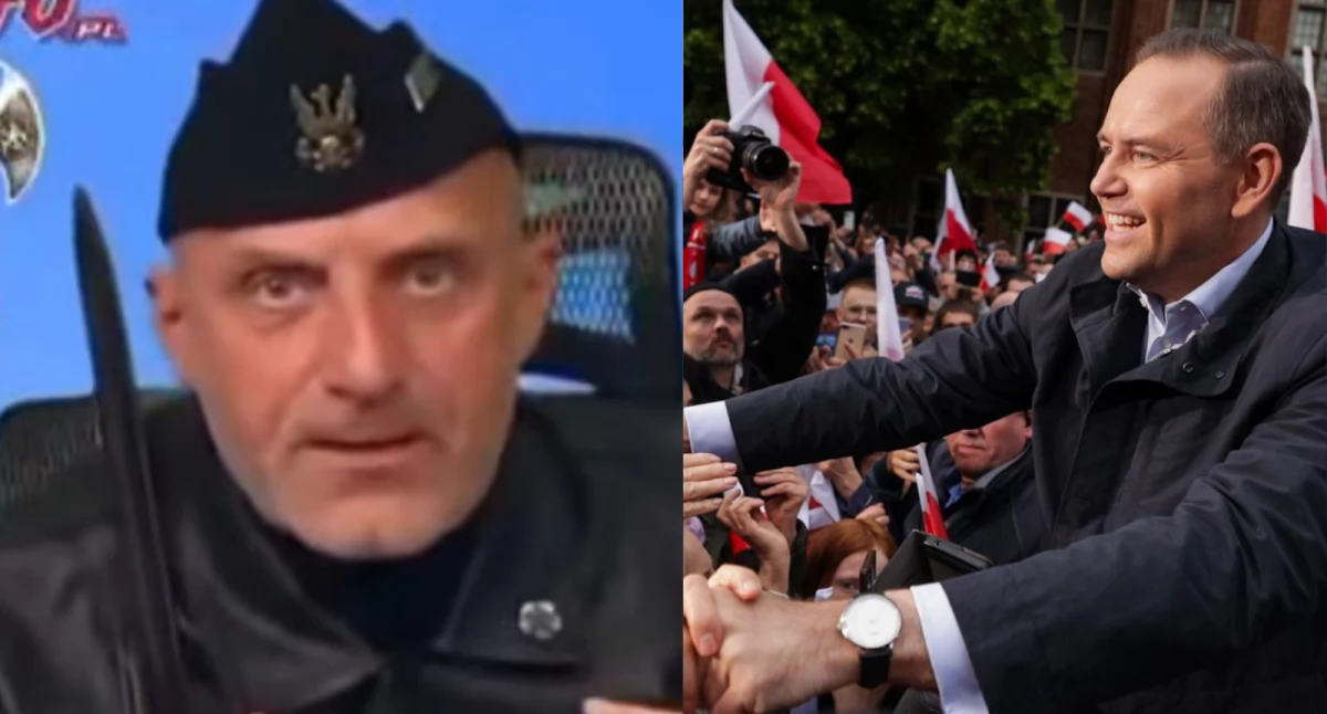 Fot. kadr z nagrania NPTV oraz facebook.com/Nawrocki25