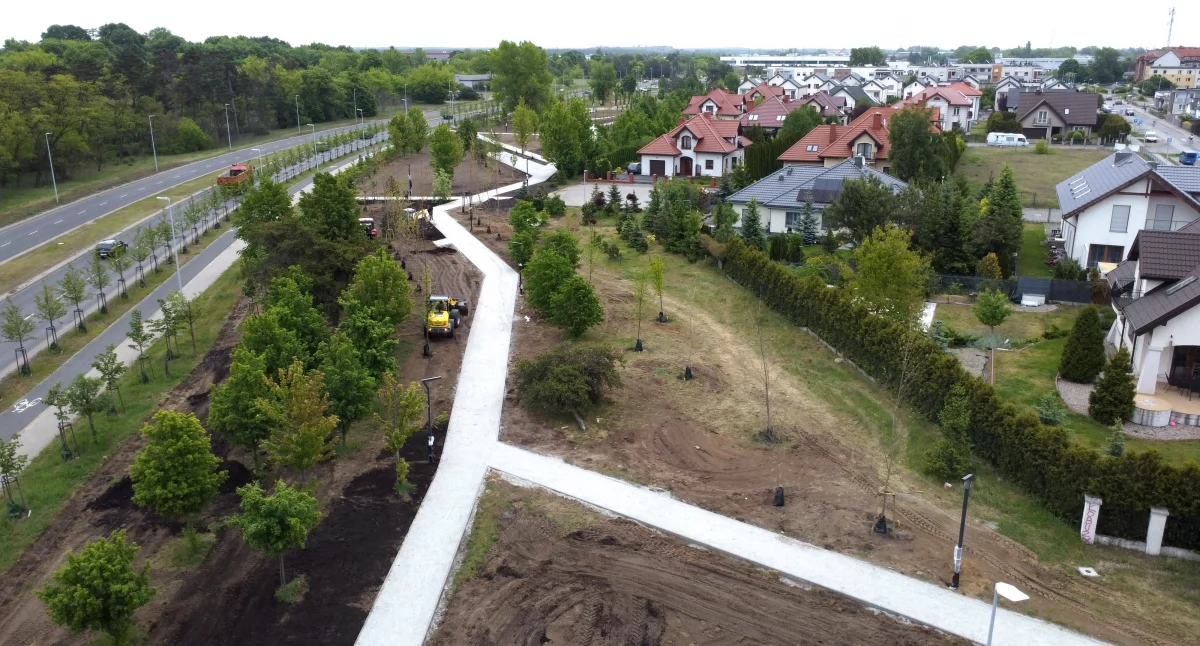 Park linearny przy Polnej, fot. Bartosz Fryckowski / ototorun.pl