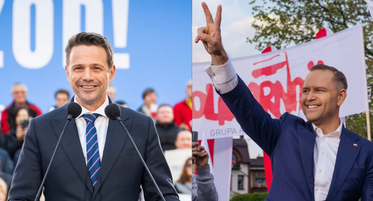 Rafał Trzaskowski i Karol Nawrocki