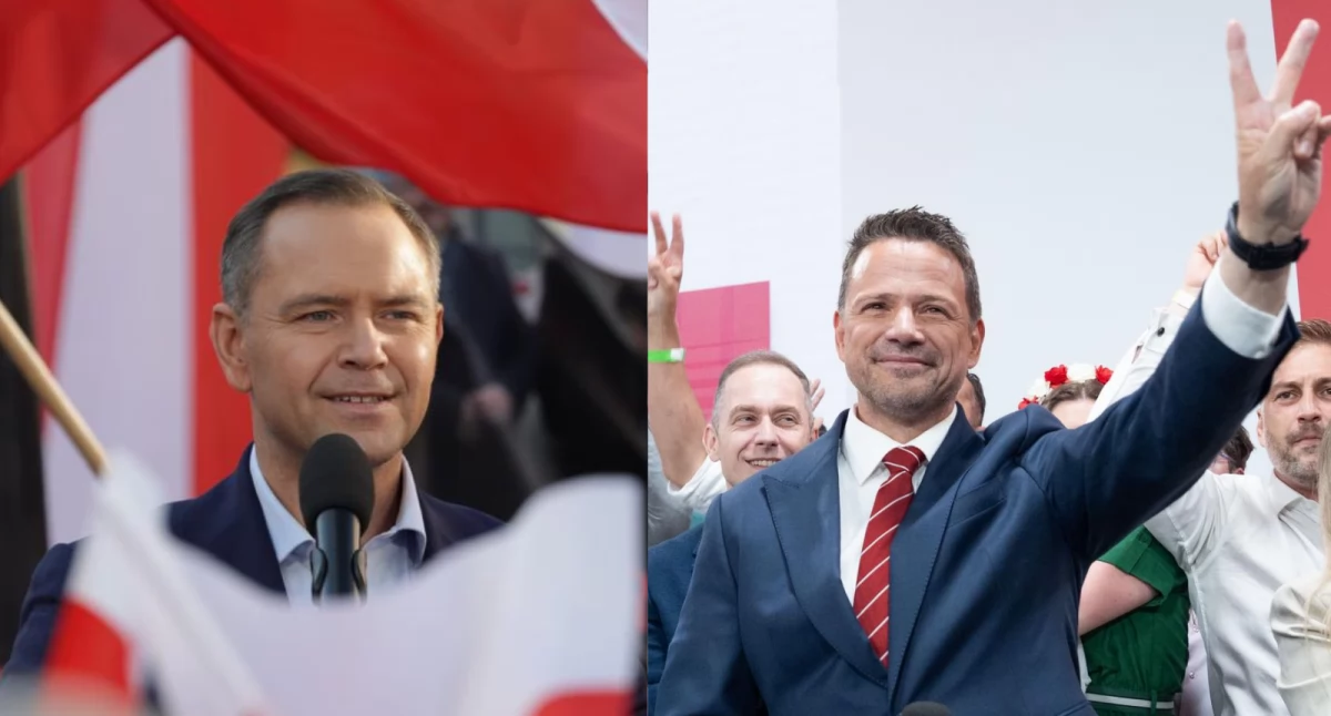 Karol Nawrocki i Rafał Trzaskowski
