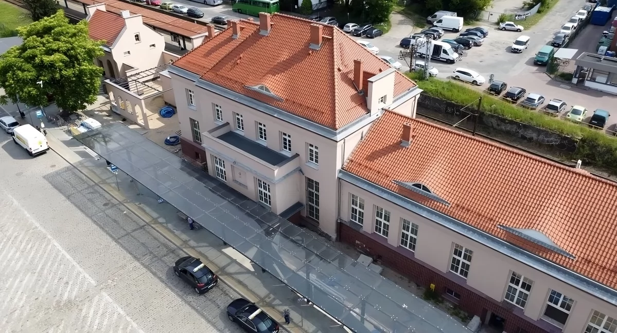 Dworzec PKP Toruń Miasto w trakcie remontu, fot. Bartosz Fryckowski / ototorun.pl