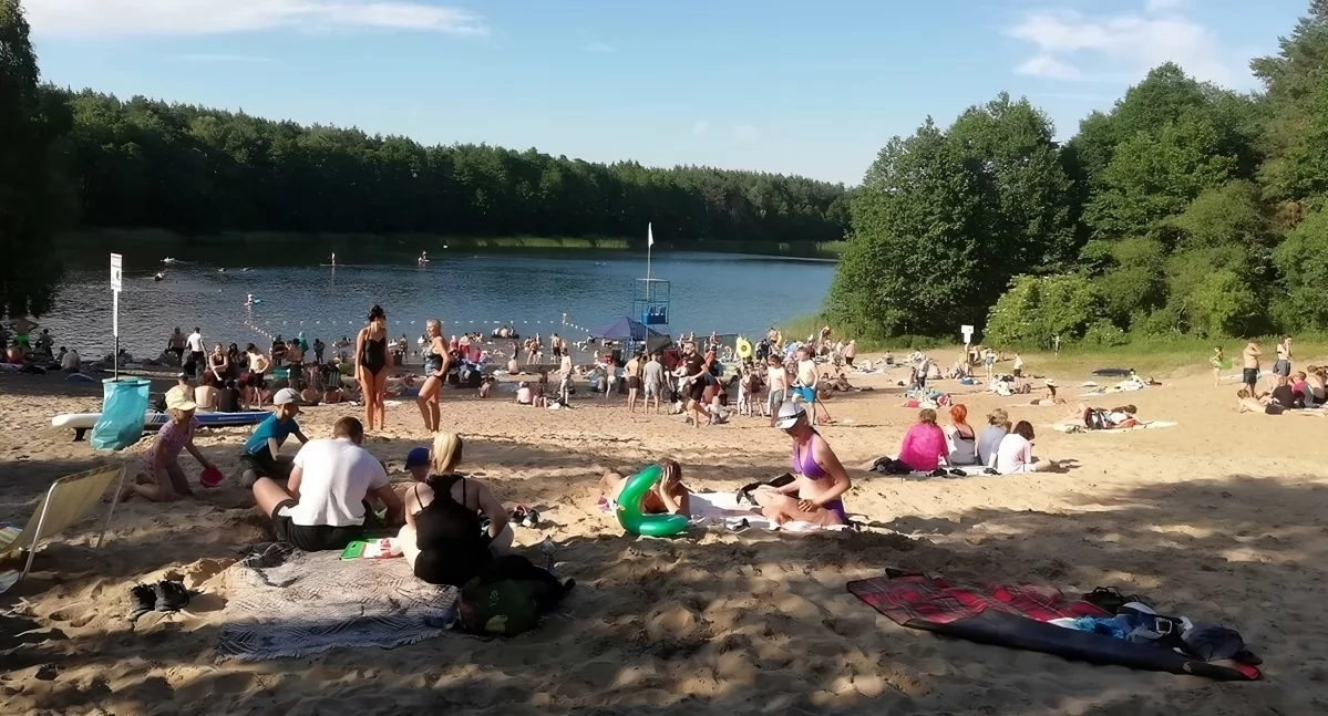 Kąpielisko nad jeziorem w Józefowie, fot. UG Lubicz
