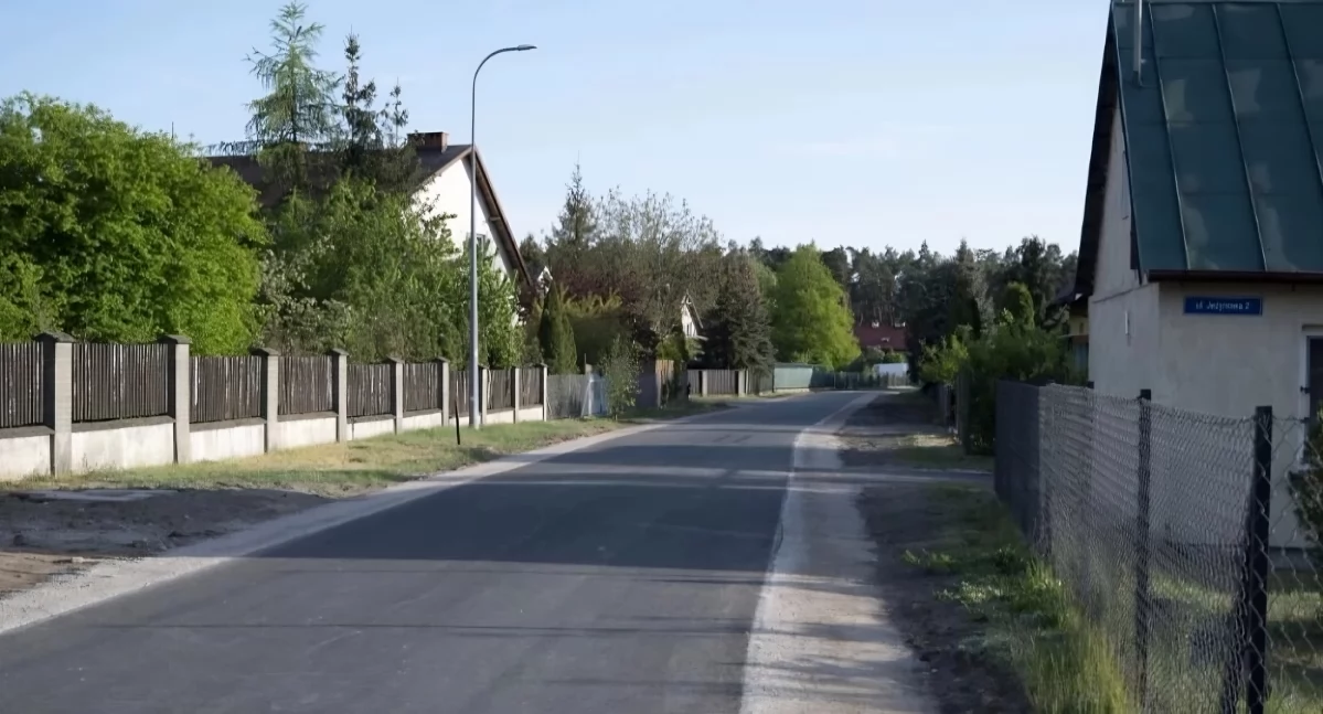 Przebudowana droga w Głogowie w gminie Obrowo, fot. UG Obrowo