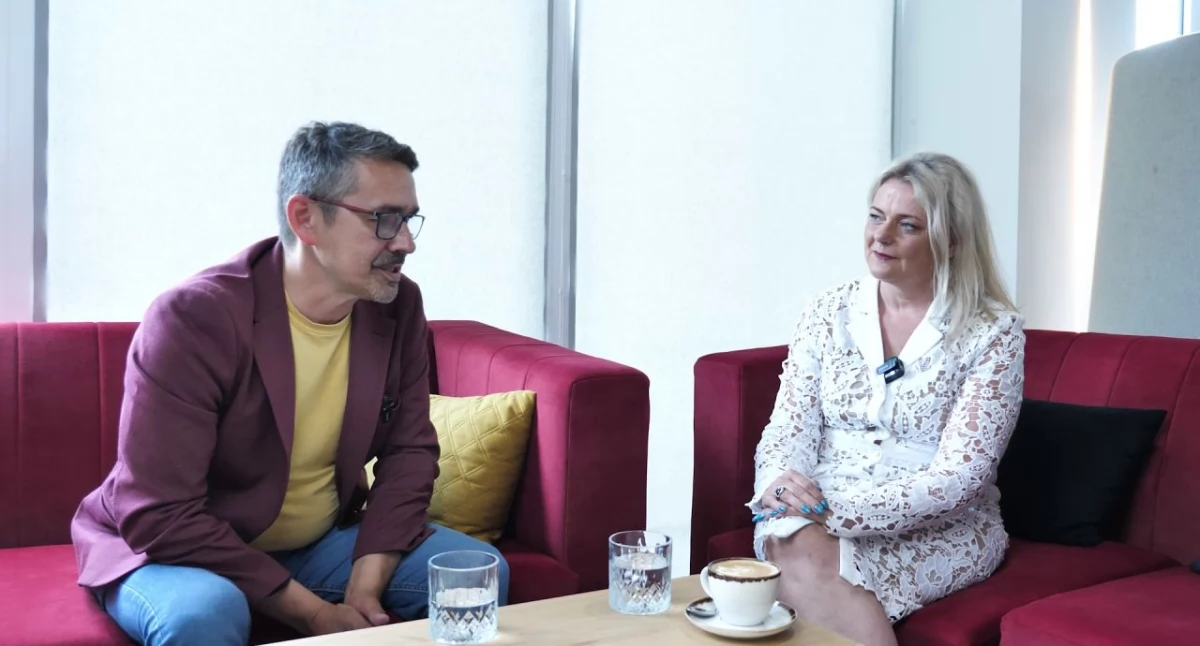 Joanna Dolęga-Semczuk w programie Porozmawiajmy o biznesie w Nicolaus Bank Café