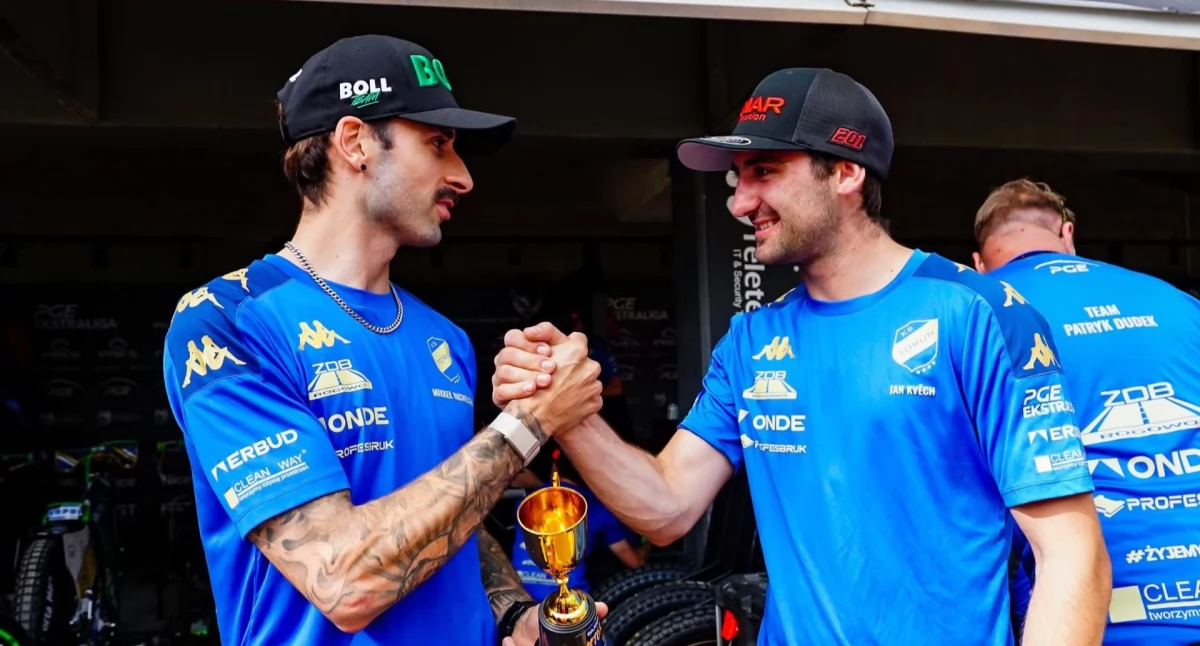 Mikkel Michelsen i Jan Kvech, fot. Wojciech Strecker / Klub Sportowy Toruń