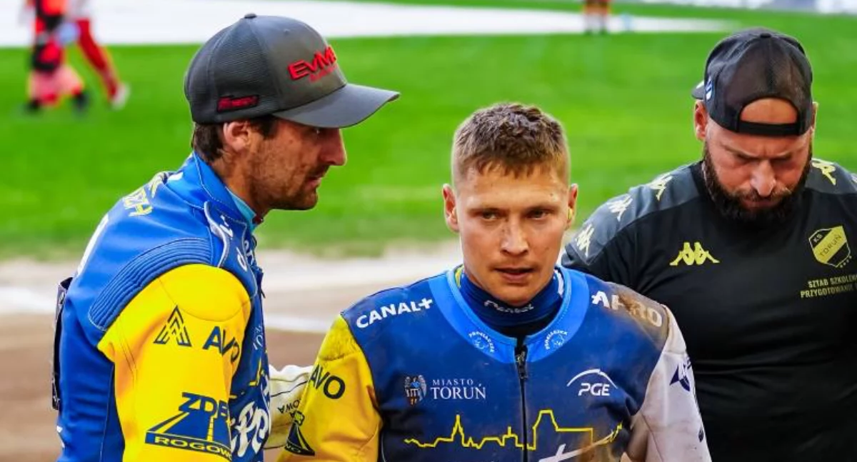 Jan Kvech i Emil Sajfutdinow, Fot. Wojciech Strecker / Klub Sportowy Toruń
