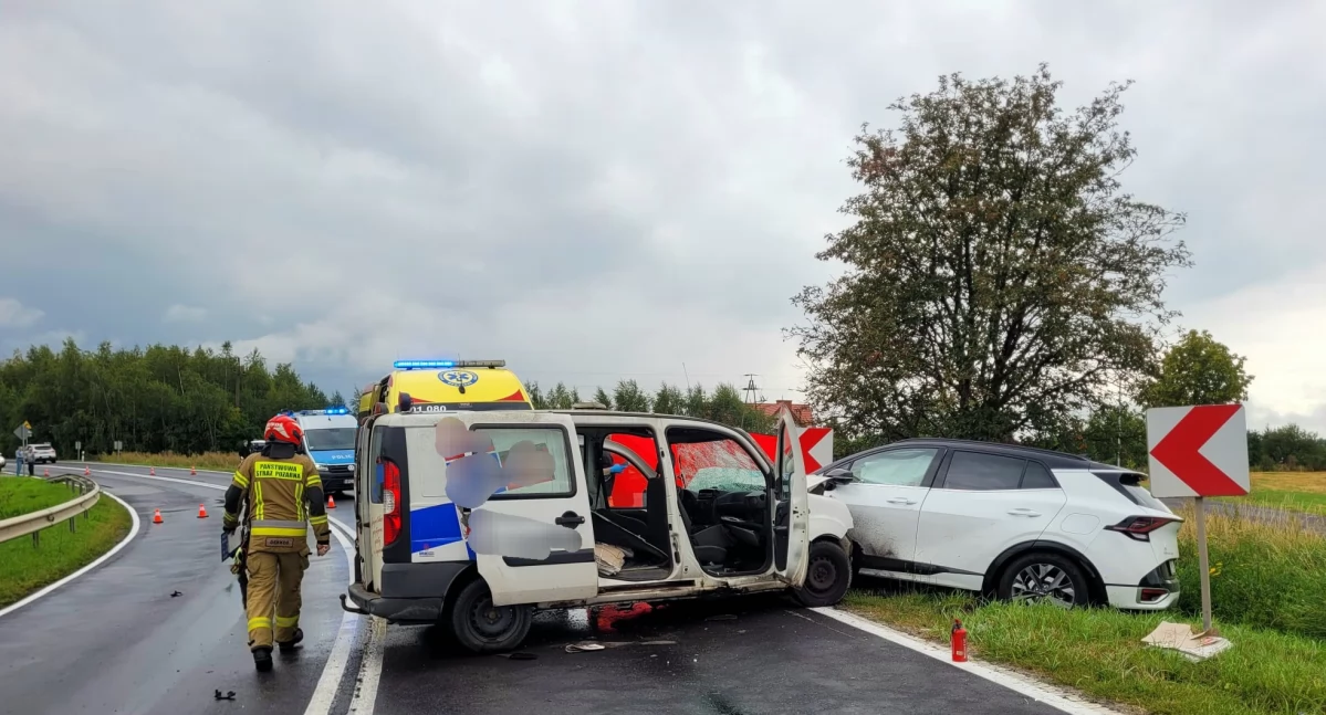 Śmiertelny wypadek w Papowie Toruńskim, fot. KM PSP Toruń