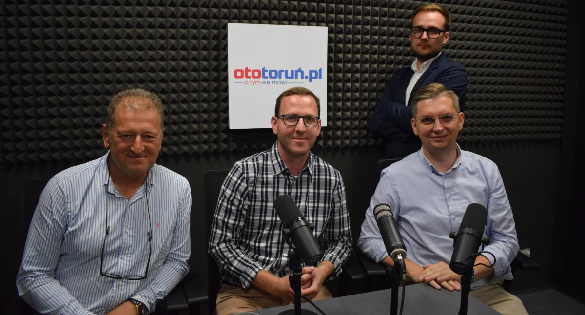 Maciej Cichowicz, Michał Rzymyszkiewicz, Filip Sobczak, Adrian Mól, fot. Bartosz Fryckowski / ototorun.pl