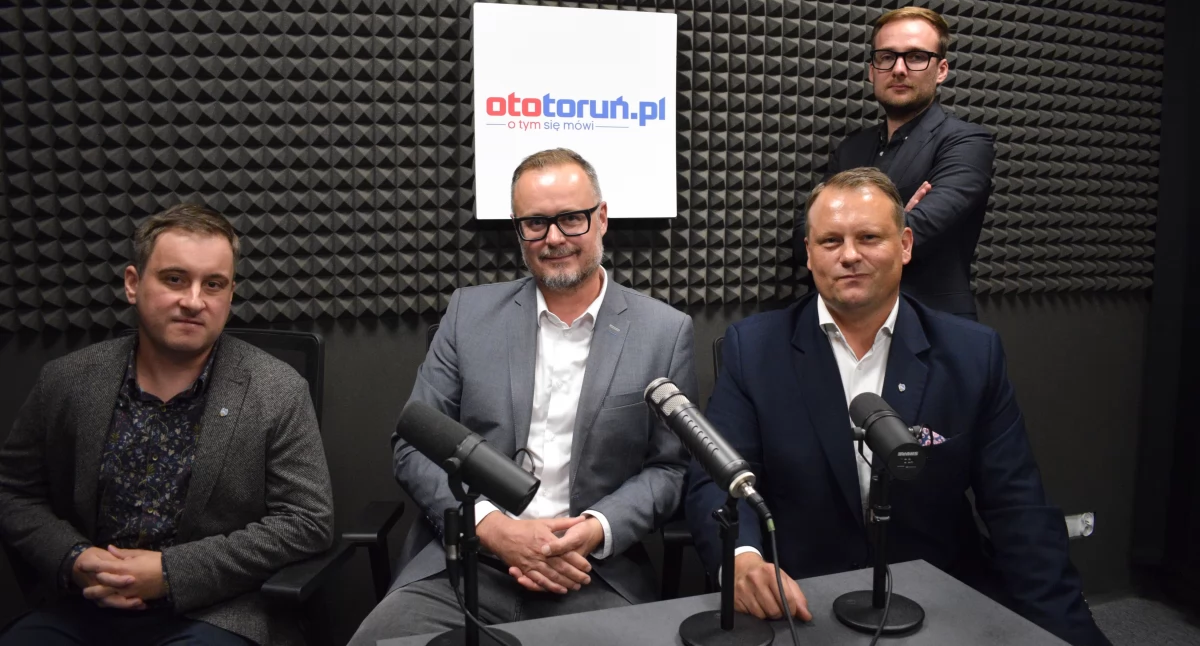 Piotr Drążek, Łukasz Broniszewski, Michał Jakubaszek, Filip Sobczak, fot. Bartosz Fryckowski / ototorun.pl