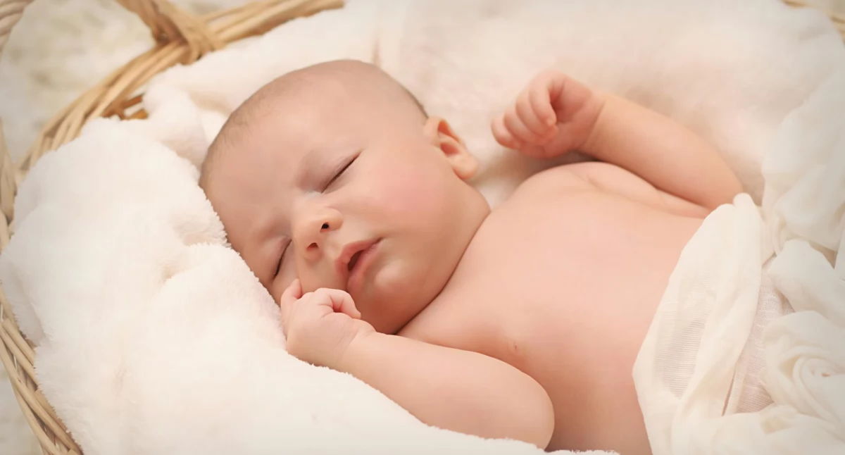 Zdrowie, Skaza białkowa rozpoznać potówki niemowlaka - zdjęcie, fotografia