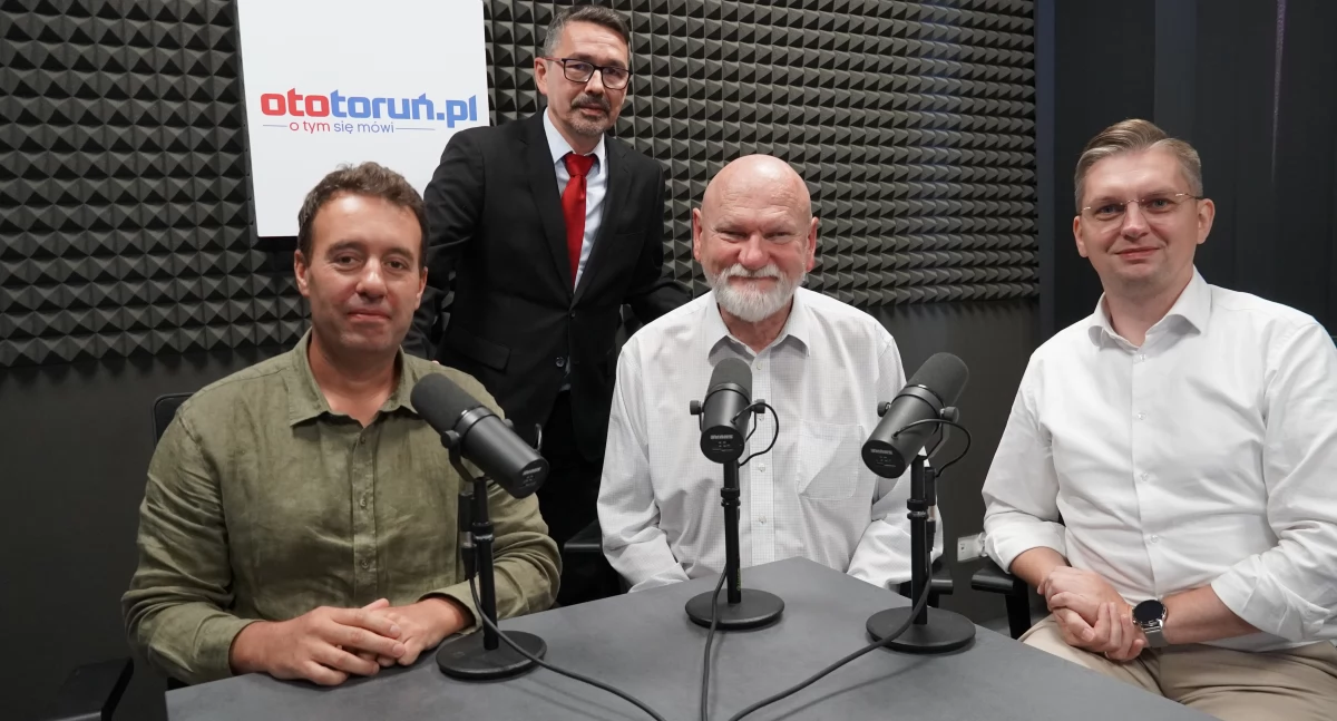 Bartłomiej Jóźwiak, Tomasz Kaczyński, Michał Zaleski, Adrian Mól, fot. Bartosz Fryckowski / ototorun.pl
