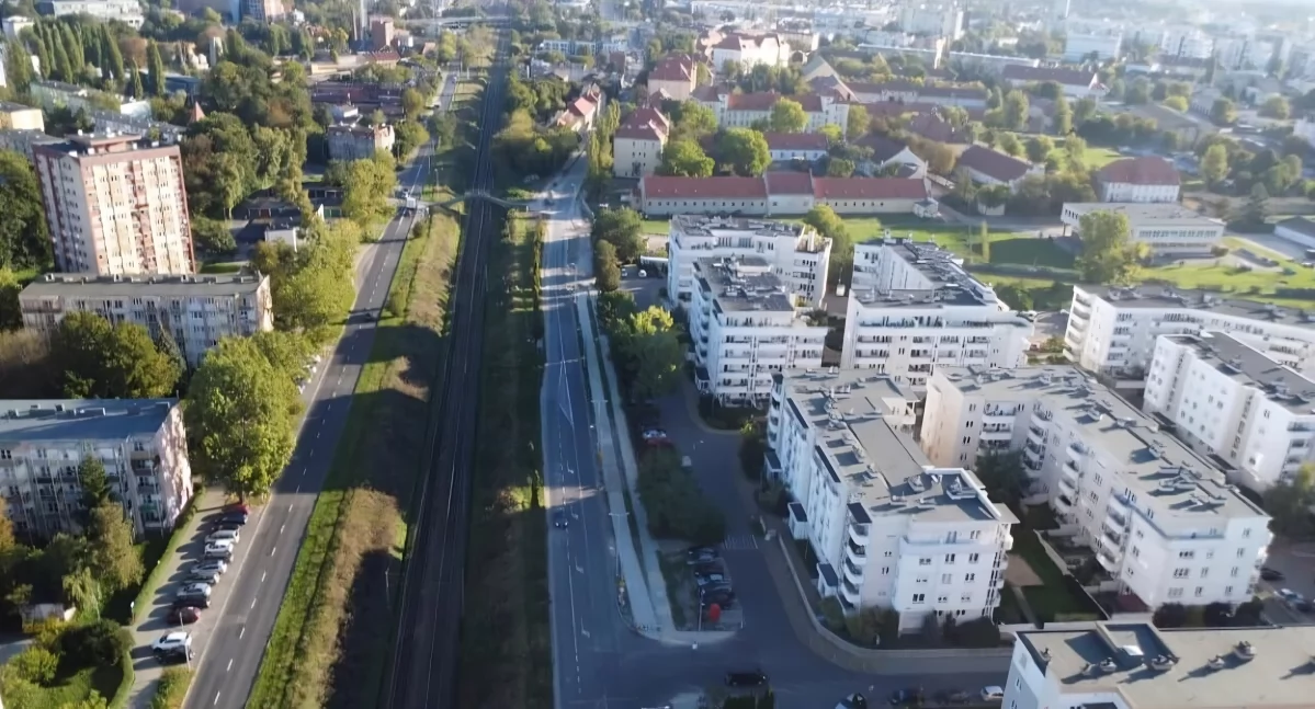 Ulica Sobieskiego w Toruniu podczas rozbudowy, fot. Bartosz Fryckowski / ototorun.pl