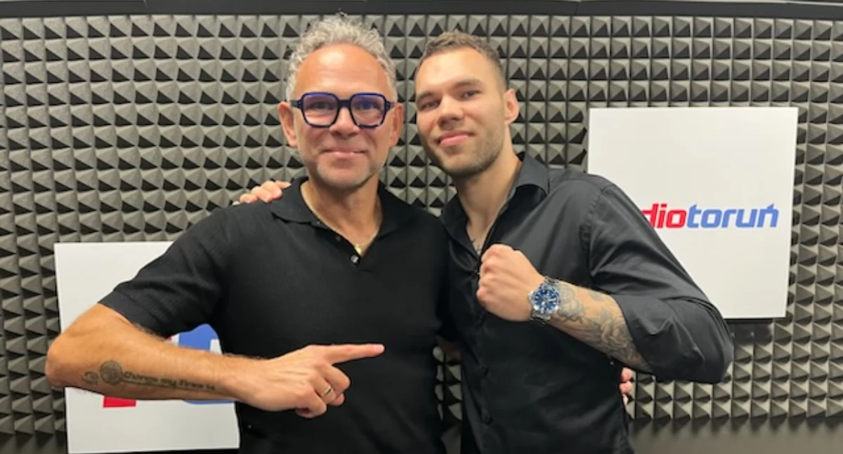 Marcin Górny i Szymon Górny w Radiu Toruń, fot. ototorun.pl