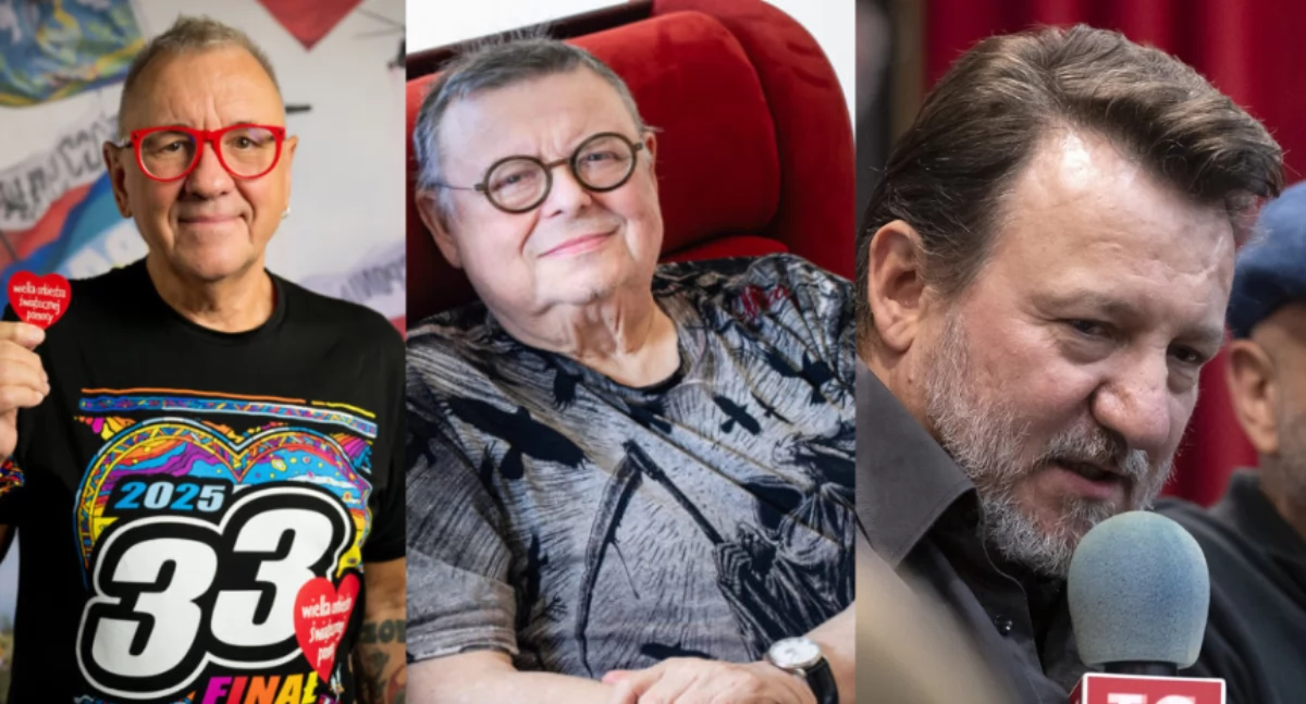 Jerzy Owsiak, Wojciech Mann i Robert Więckiewicz, fot. Materiały prasowe