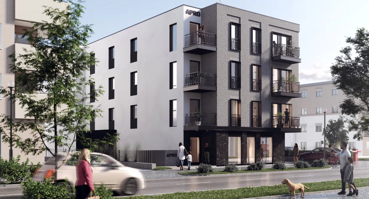 Wizualizacje inwestycji Apro Antczaka 46 w Toruniu, fot. Apro Investment