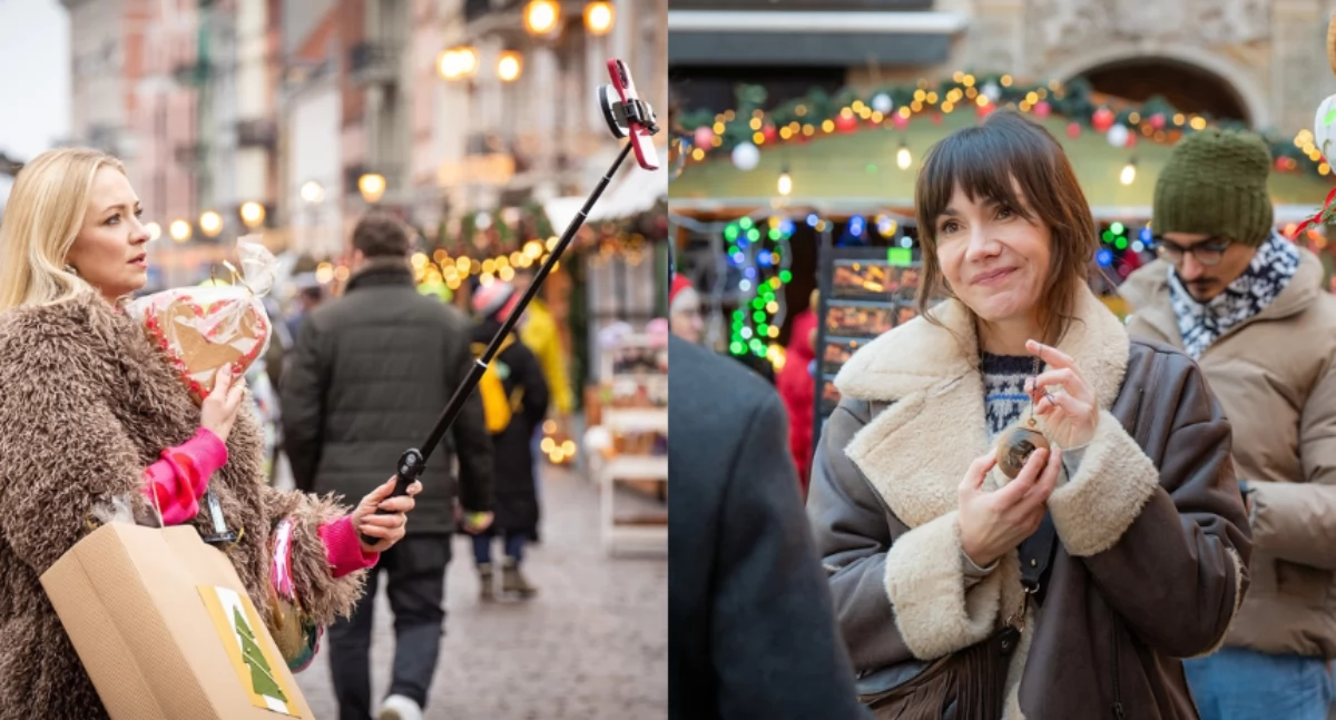 Barbara Kurdej-Szatan oraz Olga Bołądź, fot. facebook.com/piernikoweserce