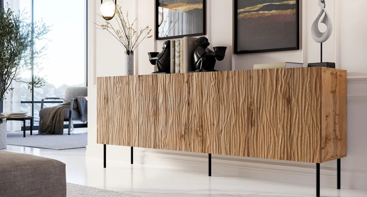 Komoda do salonu - jak wybrać model dopasowany do stylu wnętrza?
