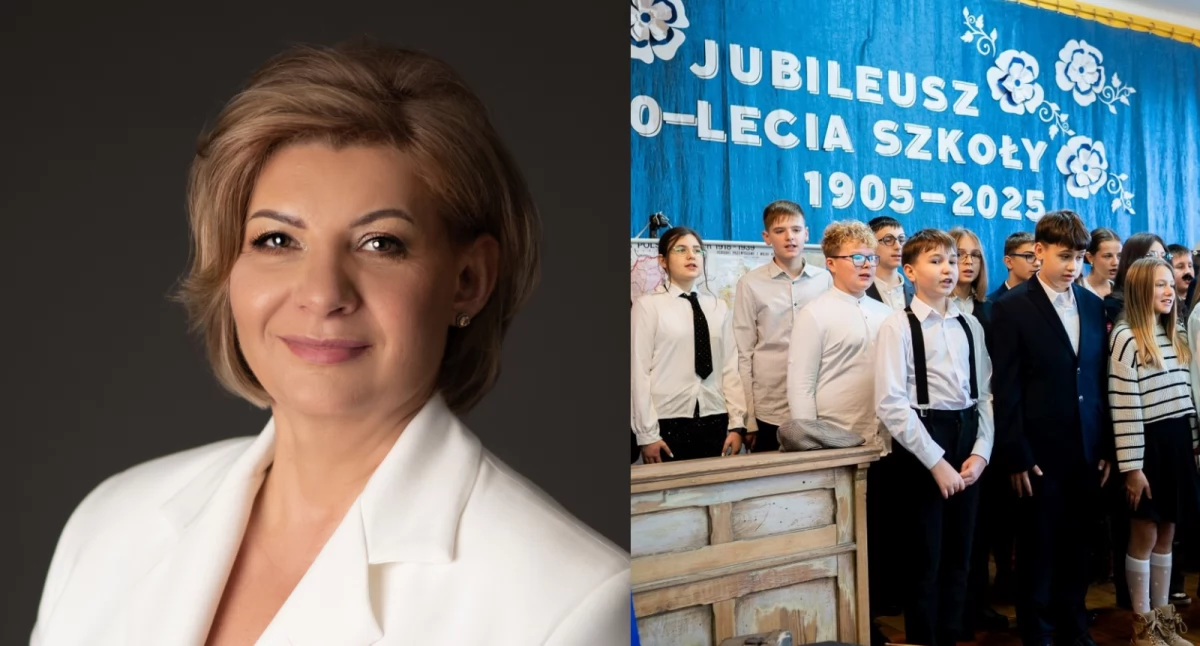 Burmistrz gminy Gniewkowo Ilona Wodniak-Kuraszkiewicz, fot. KWW Nasza Gmina – Wspólne Dobro oraz SP w Gąskach