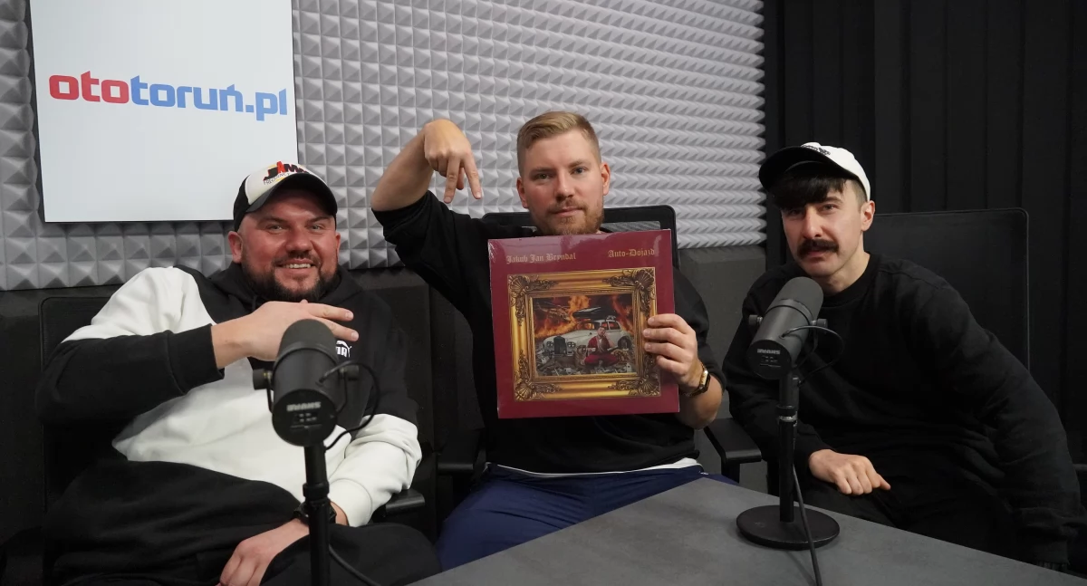 Jakub Bryndal w Radiu Toruń, fot. Bartosz Fryckowski / ototorun.pl