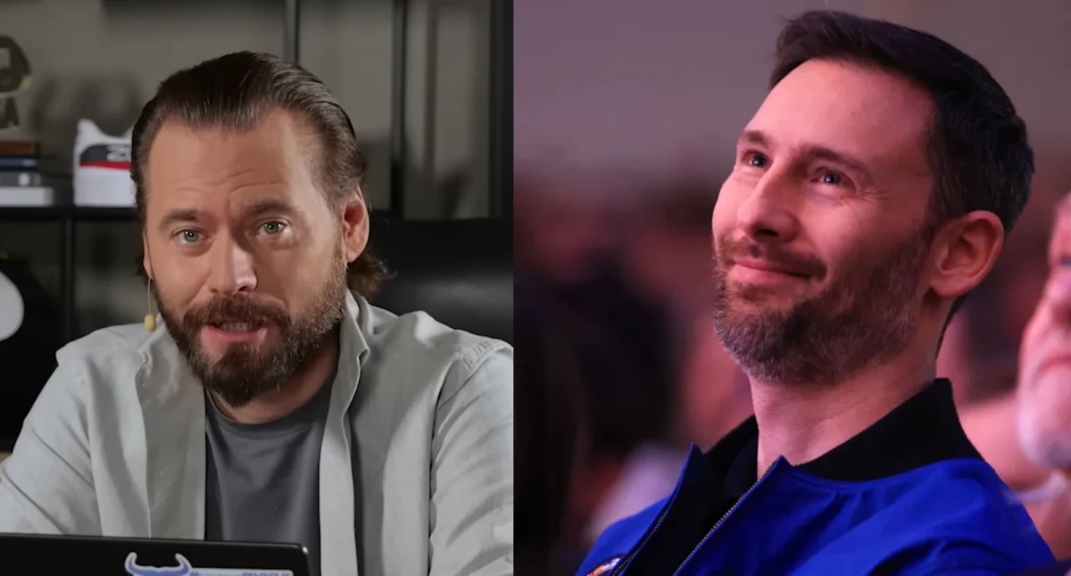 Krzysztof Stanowski i Sławosz Uznański-Wiśniewski, fot. youtube.com oraz torun.pl