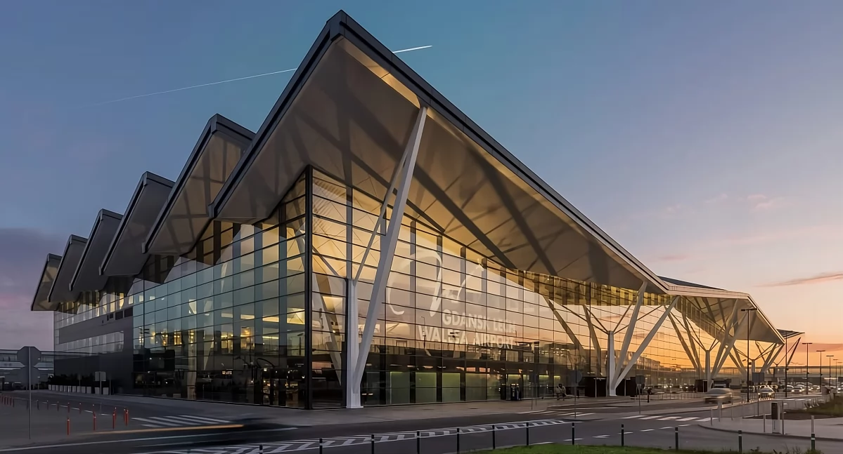 Terminal Portu Lotniczego w Gdańsku, fot. Port Lotniczy Gdańsk / materiały prasowe