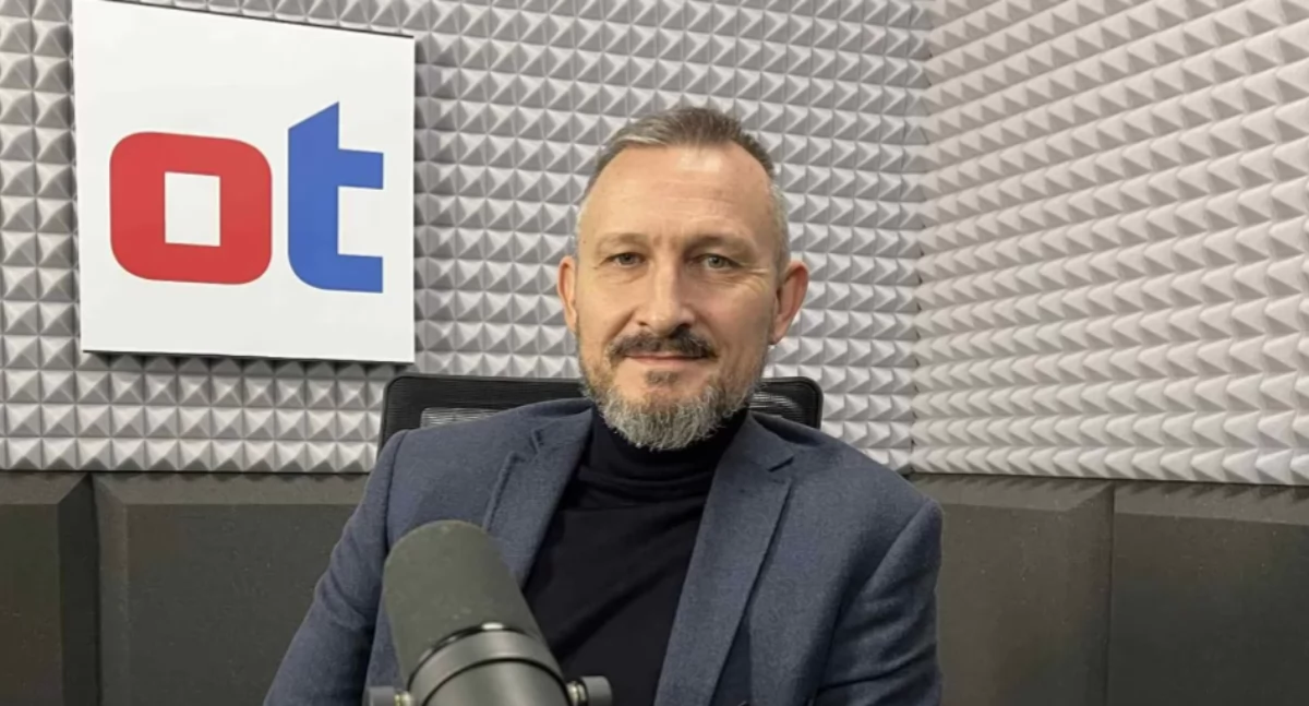 Wojciech Dobrak w Radiu Toruń, fot. Bartosz Fryckowski / ototorun.pl