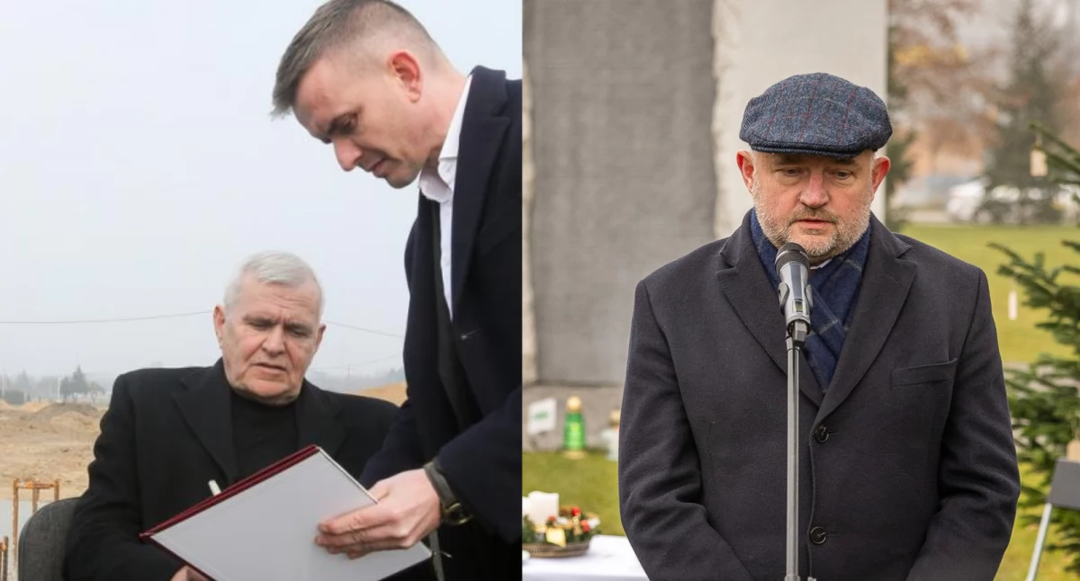 Roman Karkosik z Jakubem Nadachewiczem oraz marszałek Piotr Całebecki, fot. Archiwum ototorun.pl i kujawsko-pomorskie.pl