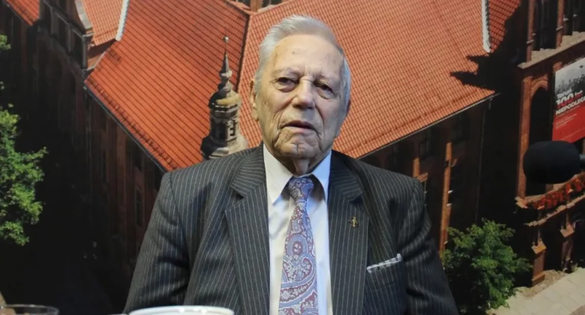 Najstarszy toruński olimpijczyk Tadeusz Tulidziński, fot. UM Toruń