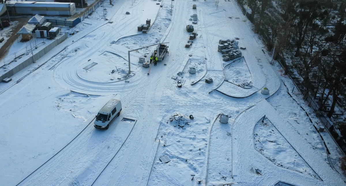 Budowa Trasy Staromostowej w Toruniu, fot. Filip Sobczak / ototorun.pl