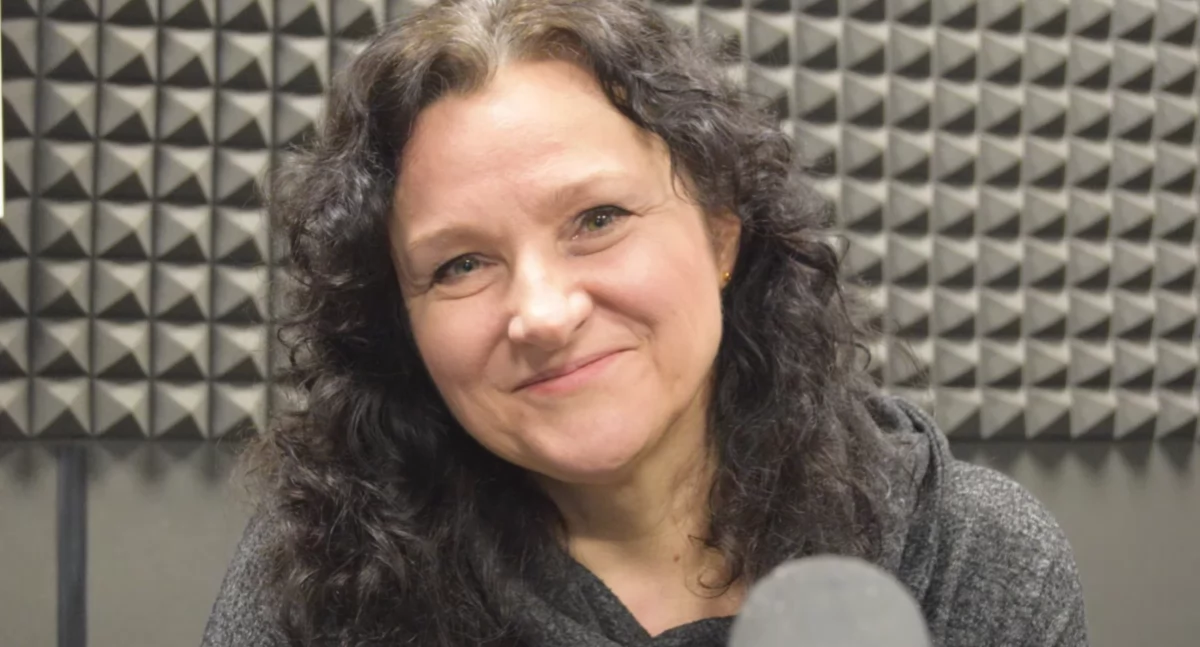 Anna Kompanowska w Radiu Toruń, fot. Bartosz Fryckowski / ototorun.pl