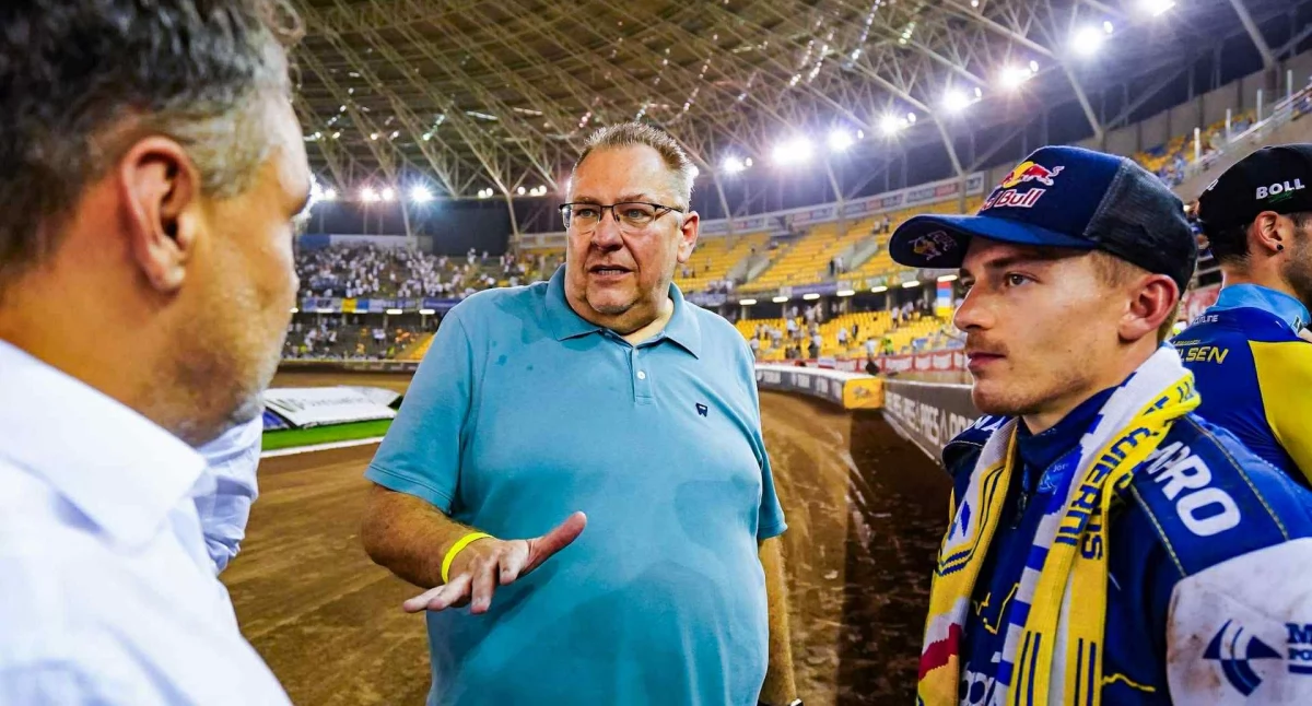 Właściciel KS Toruń Przemysław Termiński, fot. Wojciech Strecker / Klub Sportowy Toruń