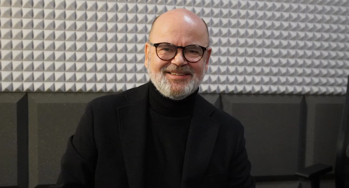 Jacek Janiszewski w Radiu Toruń, fot. Bartosz Fryckowski / ototorun.pl