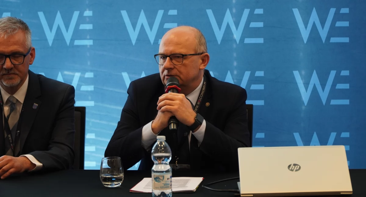 Starosta Mirosław Graczyk na Welconomy Forum w Toruniu, fot. Starostwo Powiatowe w Toruniu