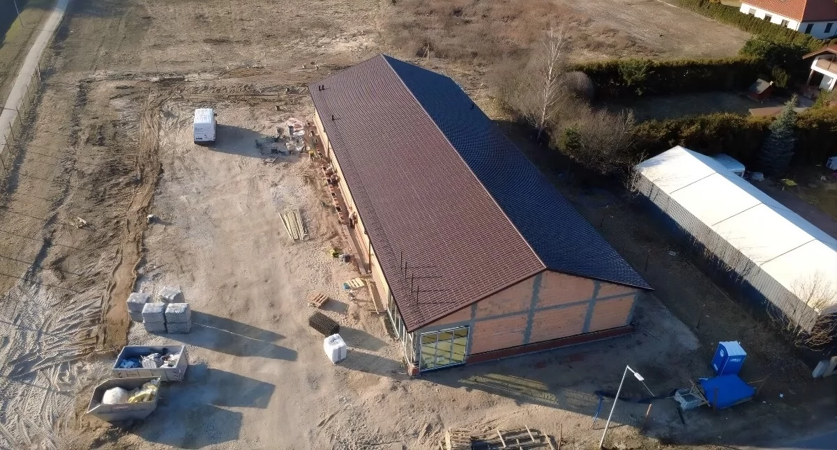 Nowy market sieci Dino powstaje w Głogowie pod Toruniem, fot. Bartosz Fryckowski / ototorun.pl
