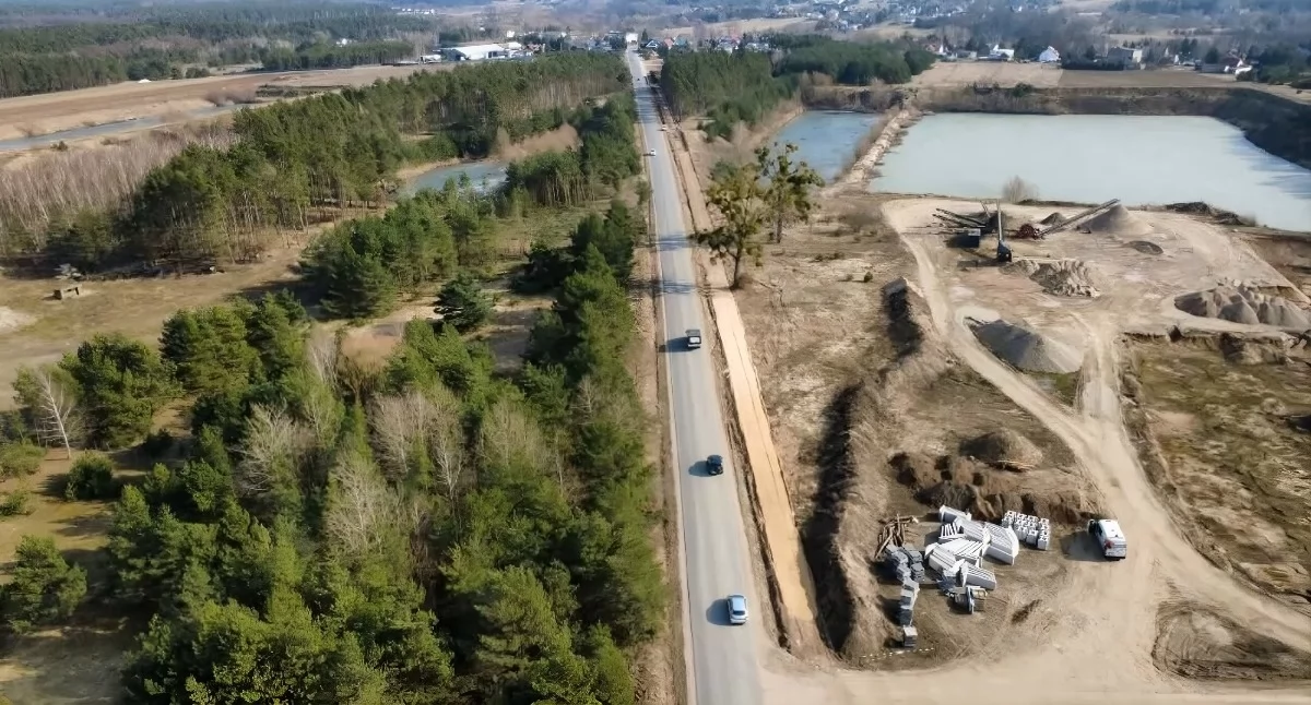 Budowa drogi dla rowerów w Młyńcu i Brzezinku, fot. Sołectwo Młyniec Pierwszy