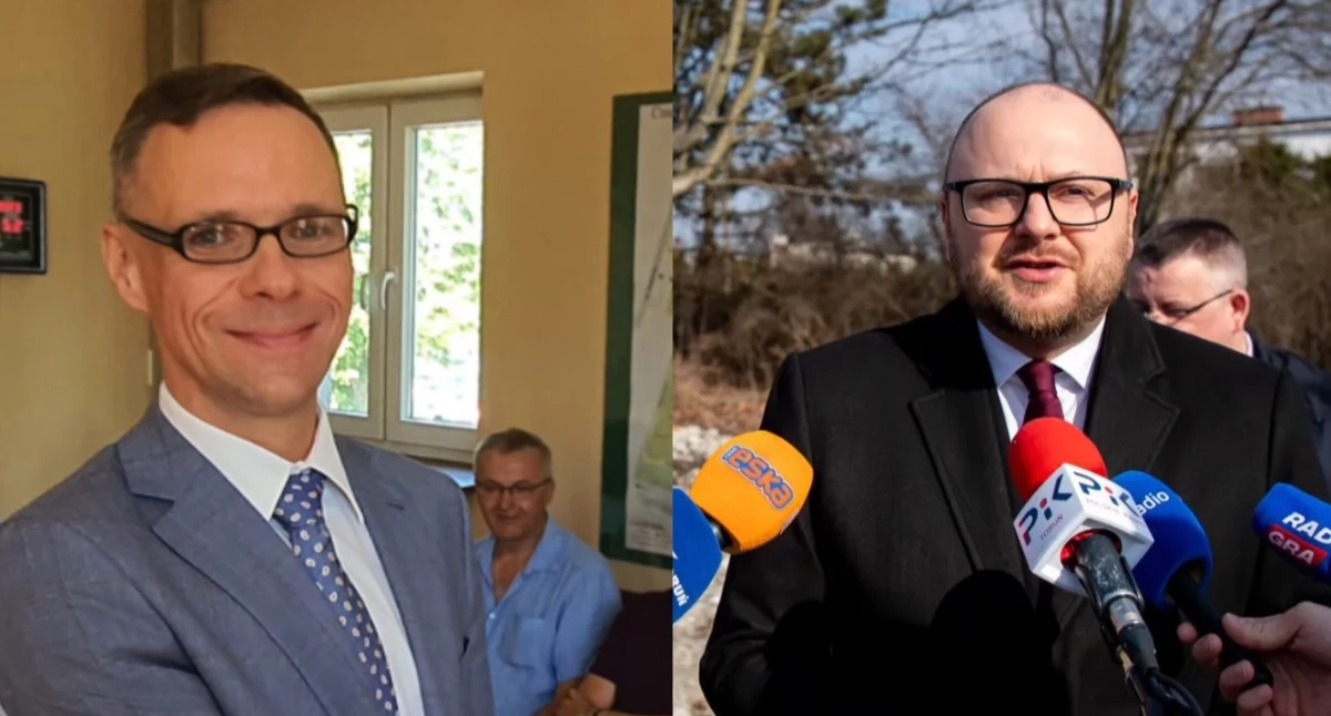 Rafał Lachowicz i prezydent Torunia Paweł Gulewski, fot. UM Toruń