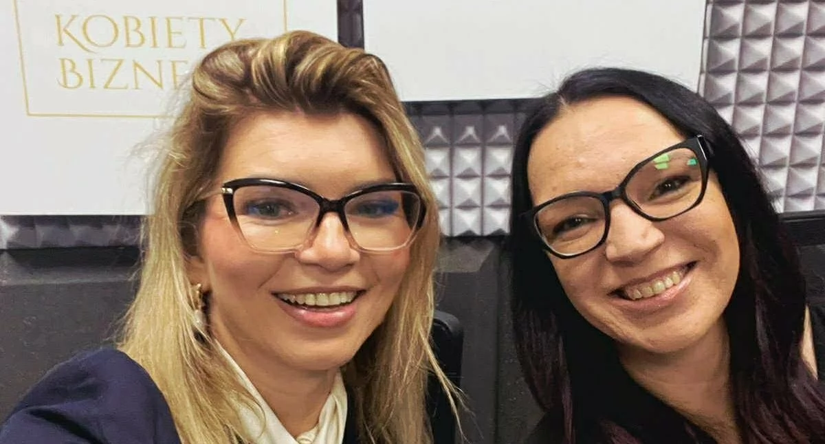 Anna Kruzińska i Ola Dubiel w Radiu Toruń, fot. Anna Kruzińska