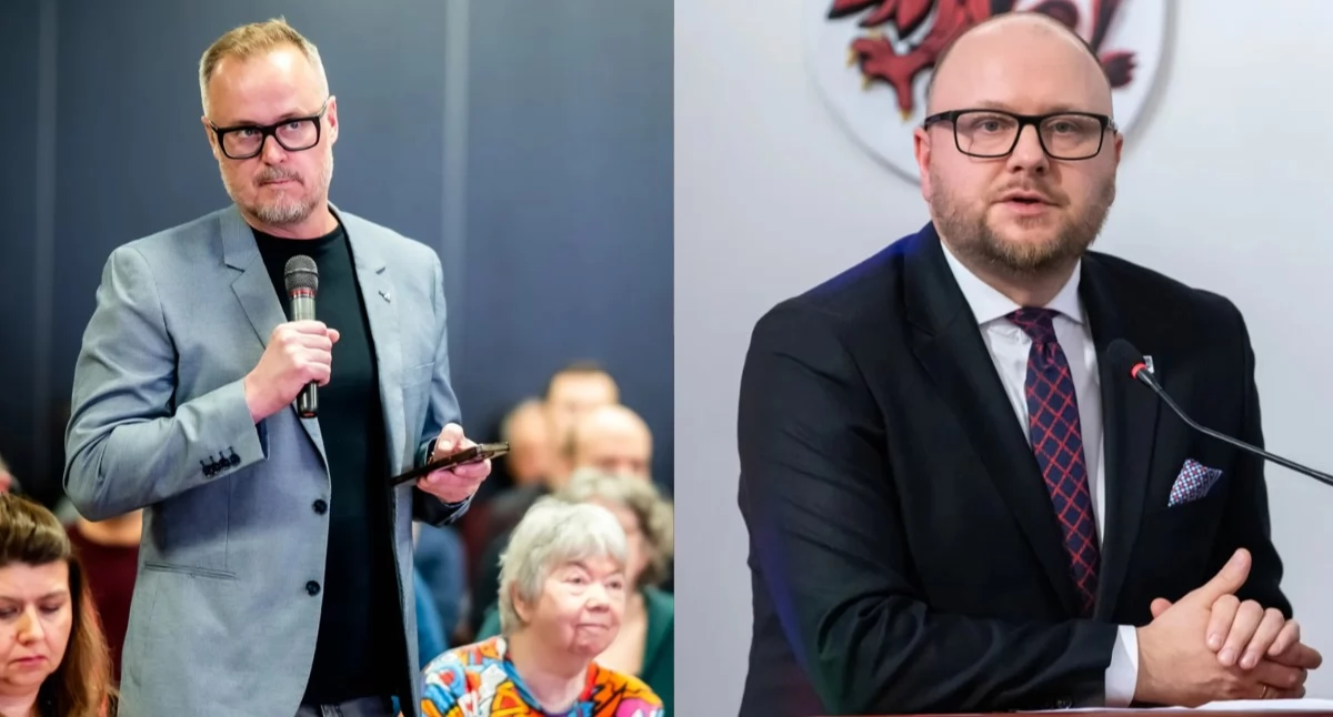 Łukasz Broniszewski i prezydent Torunia Paweł Gulewski, fot. UM Toruń