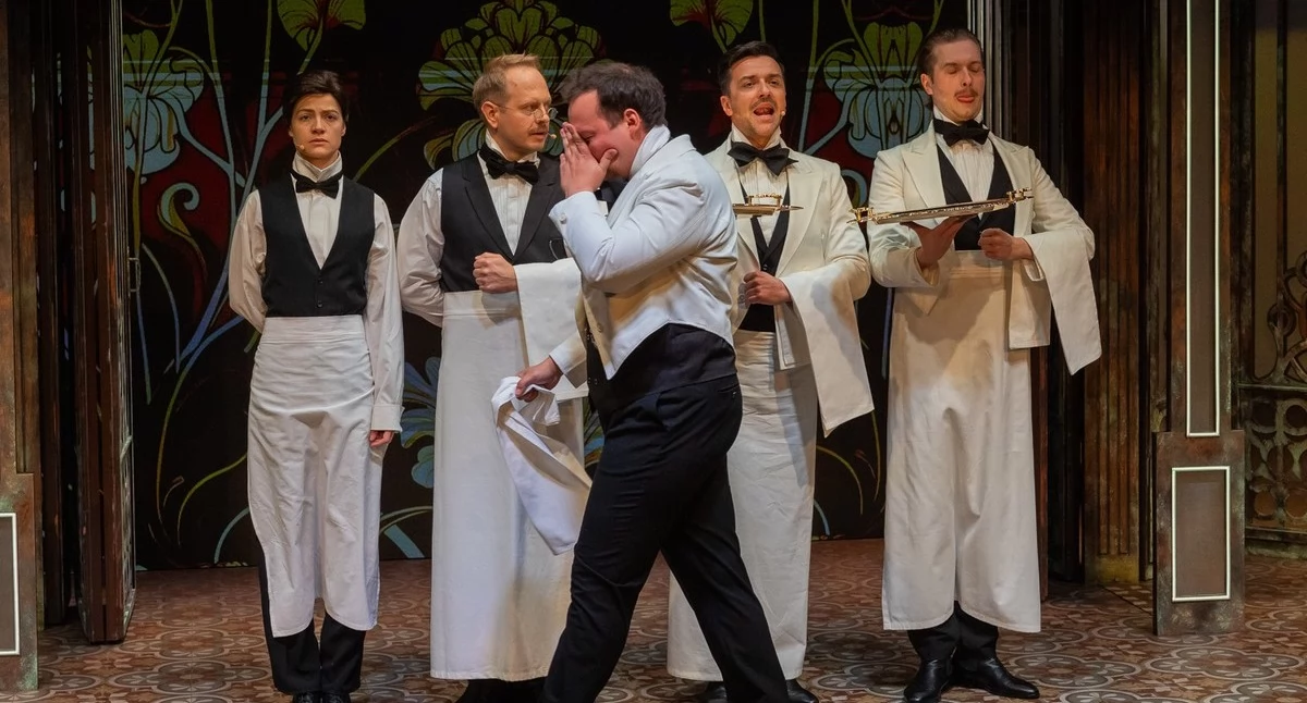 Próba spektaklu „Kelnerskie tango” w Teatrze Muzycznym w Toruniu, fot. Mikołaj Kuras dla UMWKP