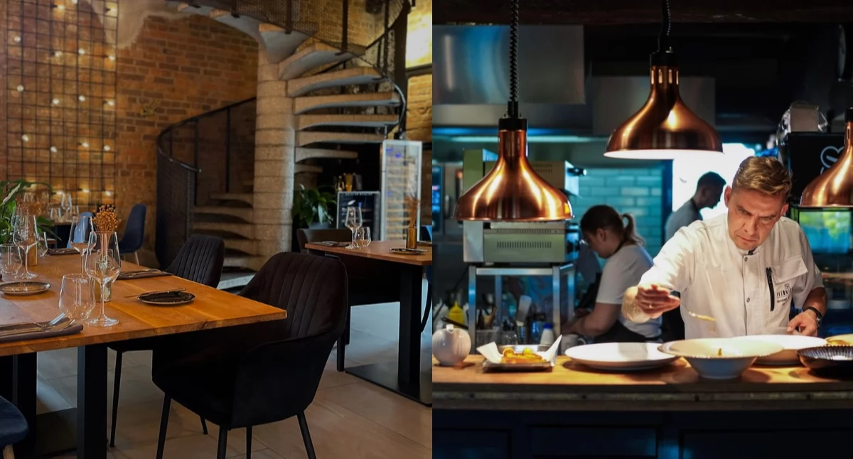 Restauracja Piernicova oraz jej szef Bartłomiej Witkowski, fot. piernicova.pl