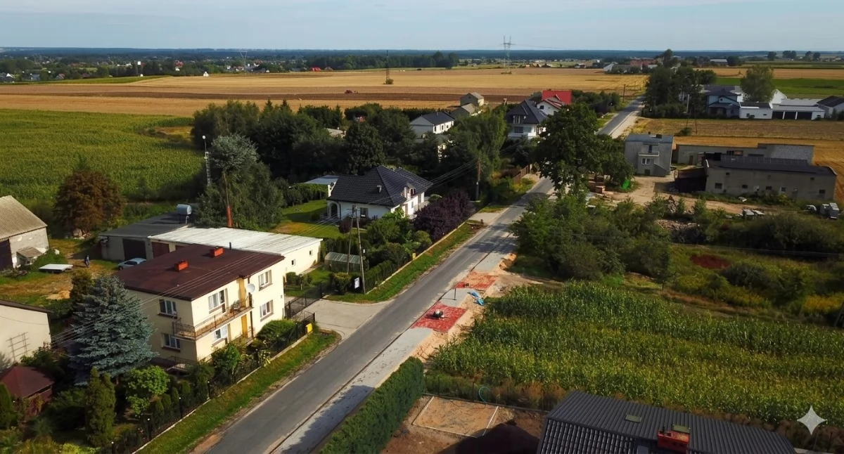 Ulica Długa w Głogowie pod Toruniem po przebudowie w 2025 roku, fot. UG Obrowo